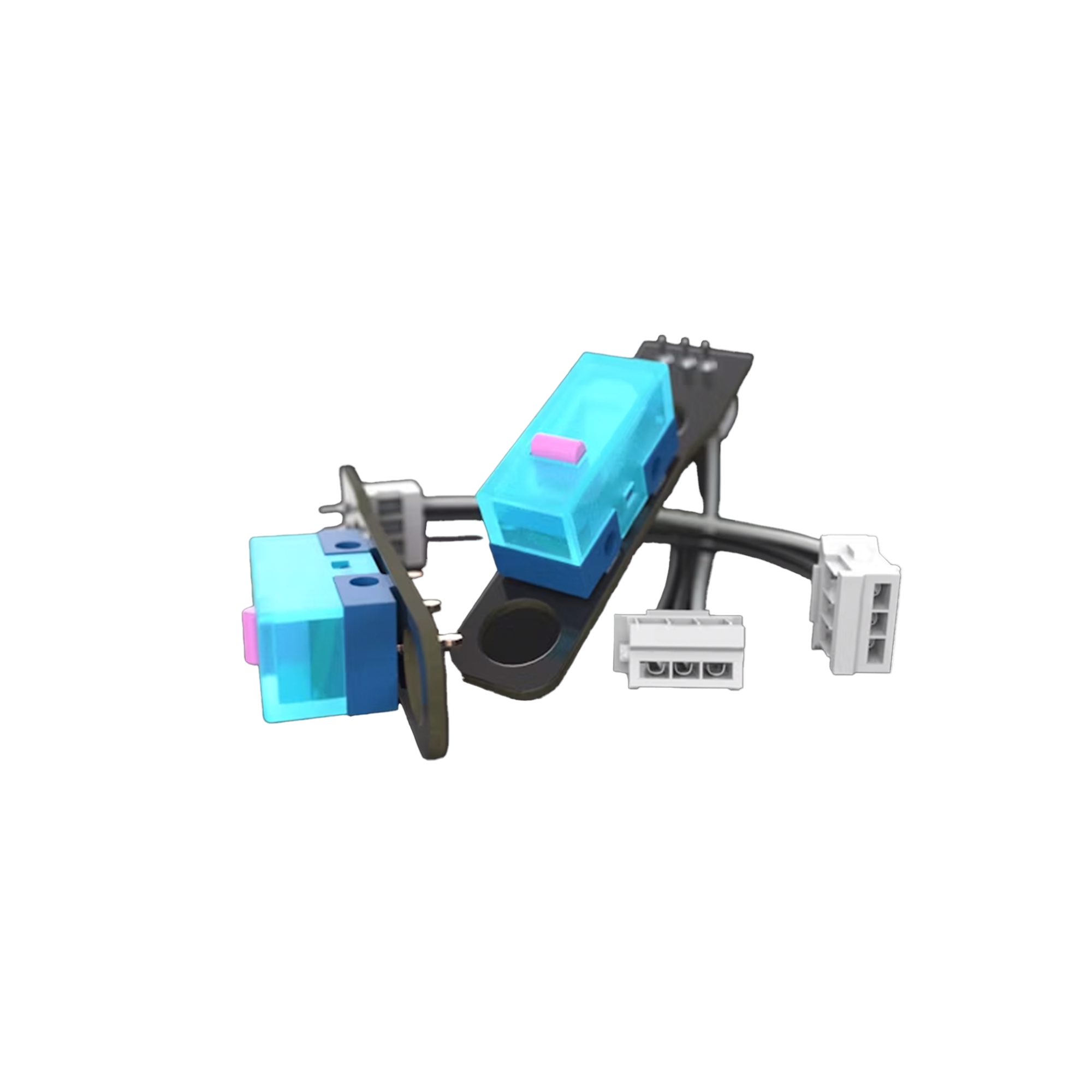 Huano Transparent Blue Pink Dot